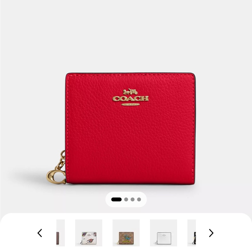 Coach Red Wallet